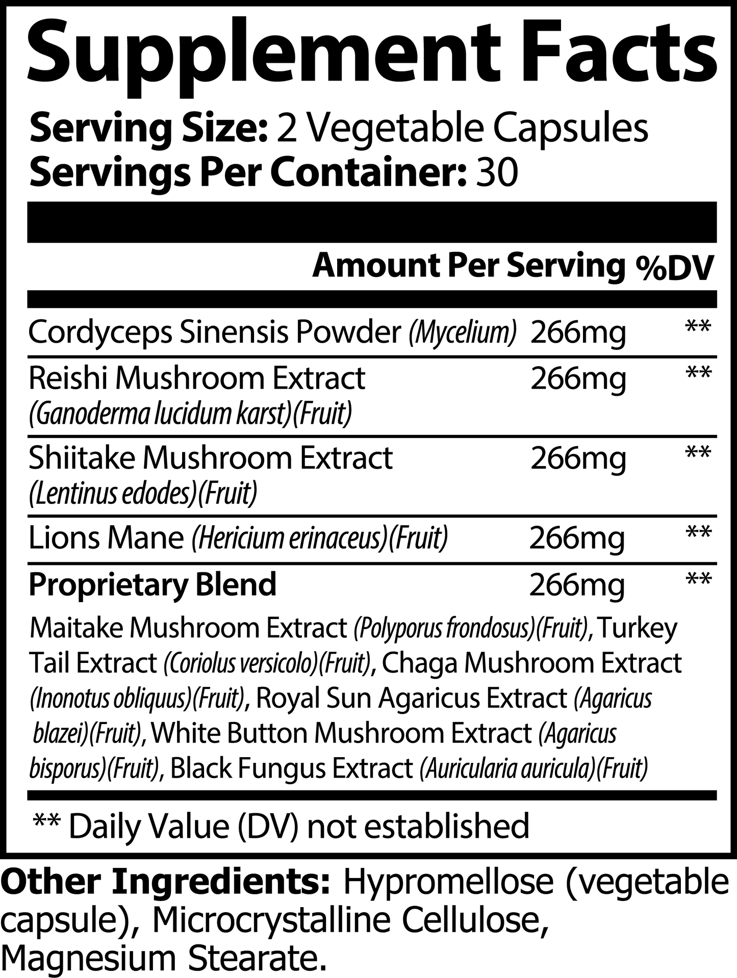 Mushroom Phyto-Active Complex
