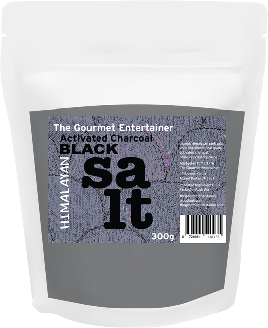 Black Salt Himalayan Salt & Pharmaceutical Grade Charcoal 300g