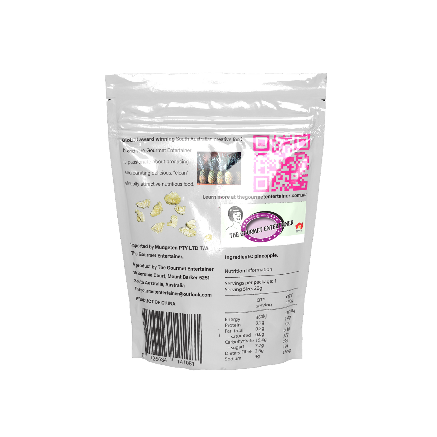 Freezedried Pineapple 20g