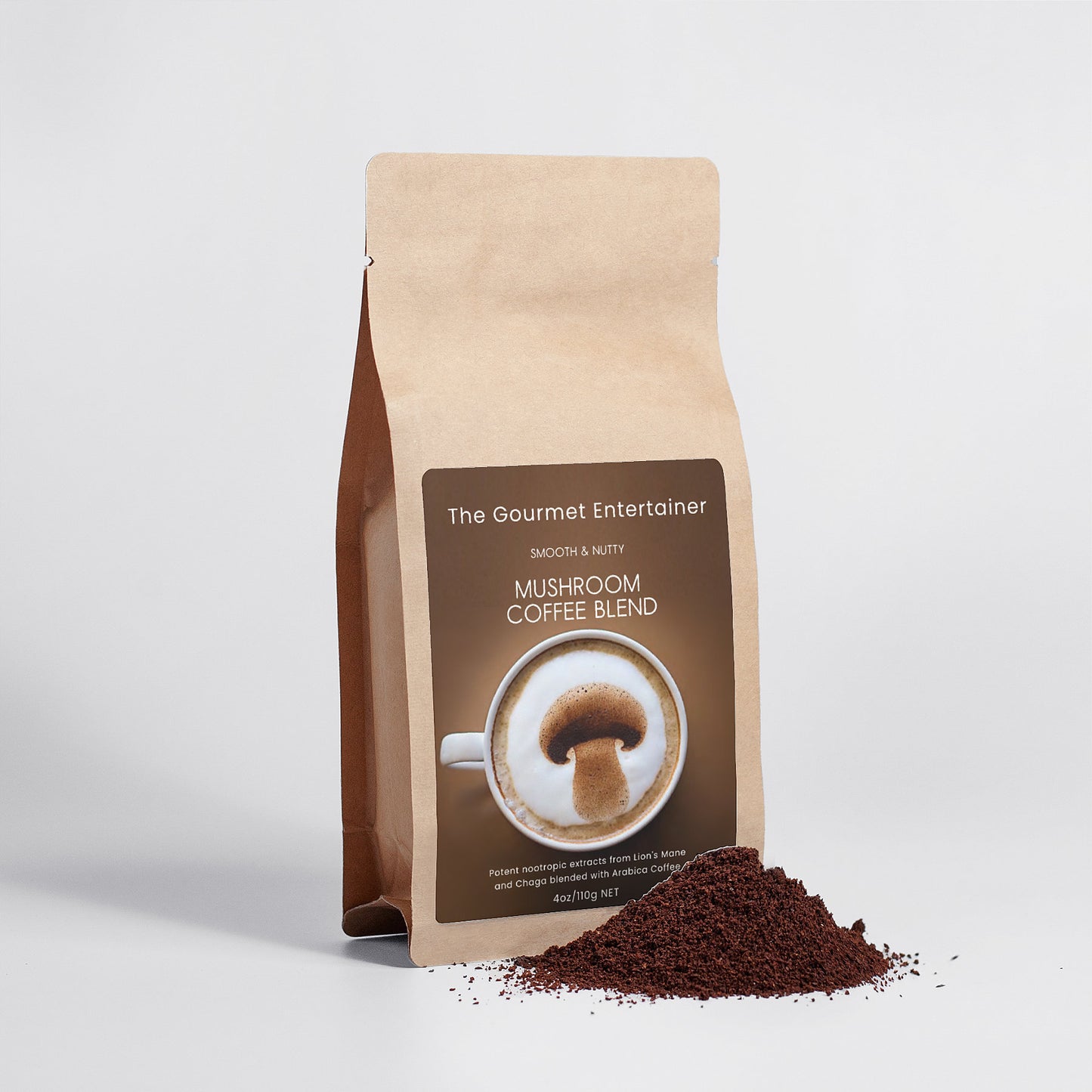 Mushroom Coffee Fusion - Lion’s Mane & Chaga 4oz/110g net