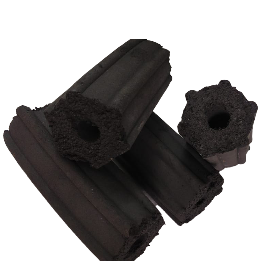 Premium Hexagonal Charcoal Compressed Hardwood Sawdust Briquette 10kg Carton